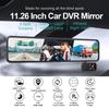 Dash Cam 11.26 Inch 3 Camera Lens Car DVR Full HD 1080P Night Vision Video Recorder Dashcam Support Rear Cam View Recorder