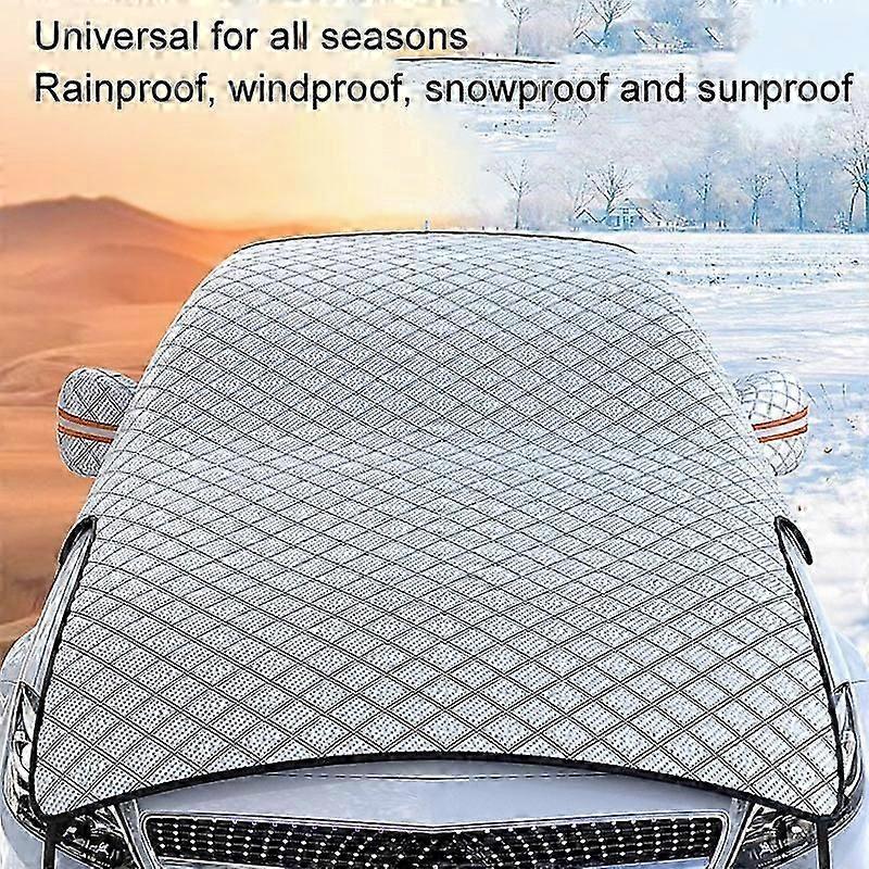 Car Snow Cover Anti-freezing Frost Cover Winter Thickened Car Clothes Blocking Cloth Full Window Coverage