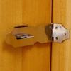 1Pcs Padlock Clasp Window Staple Hasp Staple Shed Latch Durable Door Lock