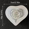 Rose Mold Diy Heart Shaped Roses Aromatherapy Candle Epoxy Resin Plaster Mould Soap Silicone Molds Party Festivals Gift Decor
