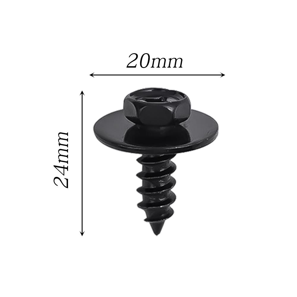 Car Bolt Retainer Engine Shields Splash Guard Self-tapping Screws Car Fender Bumper Cover Fastener Screw