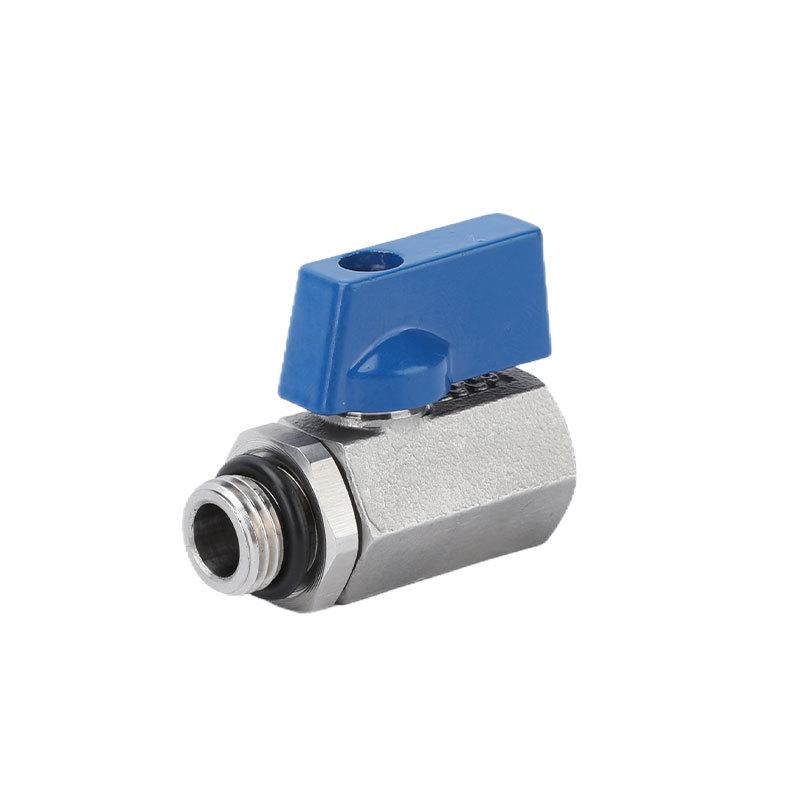 Мини-шаровой кран из нержавеющей стали 304 с наружной/внутренней резьбой, быстроразъемный, 1/2, 3/4 дюйма