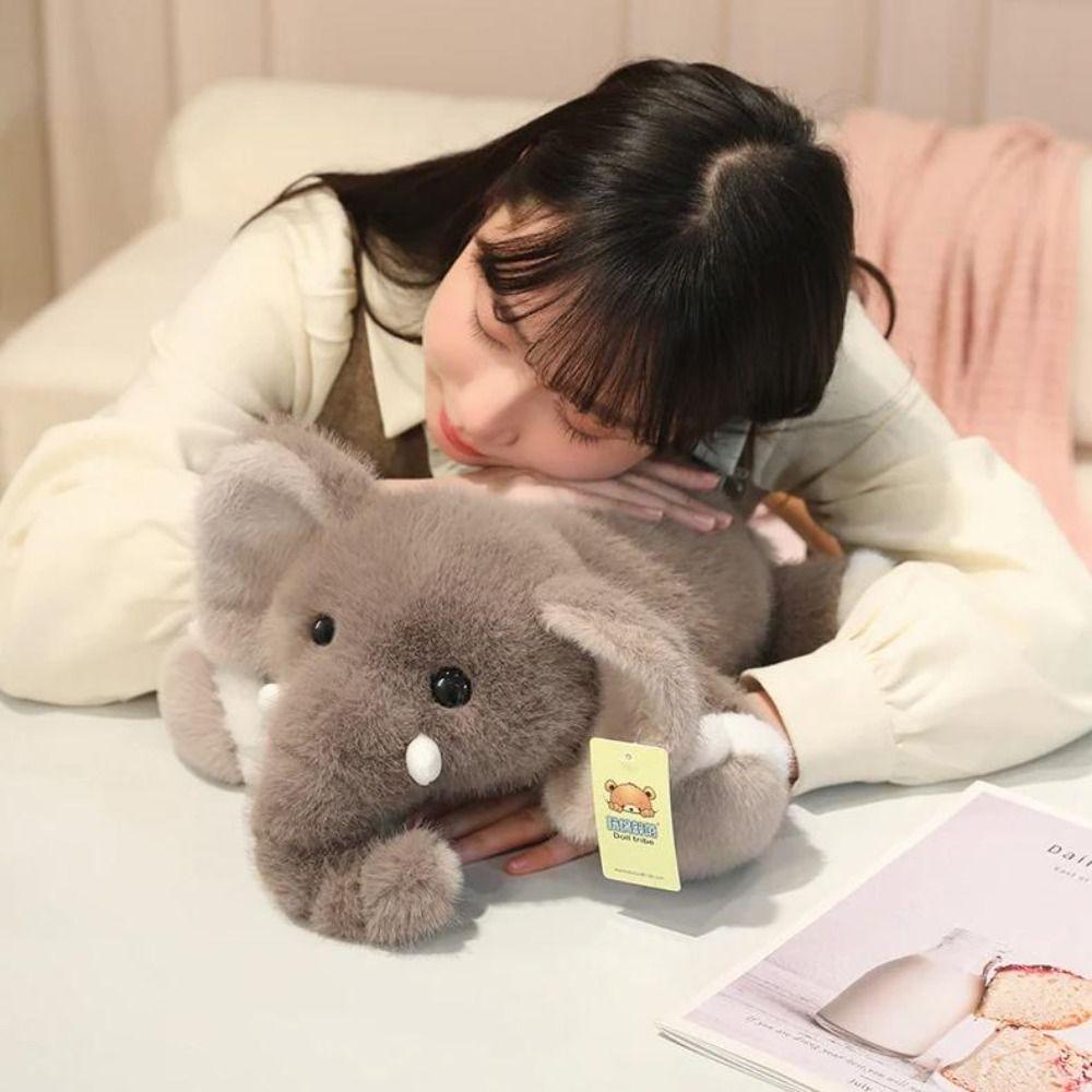 Stuffed Animals Elephant Plush Doll Back Cushion Elephant Doll Stuffed Elephant Toy Baby Infants