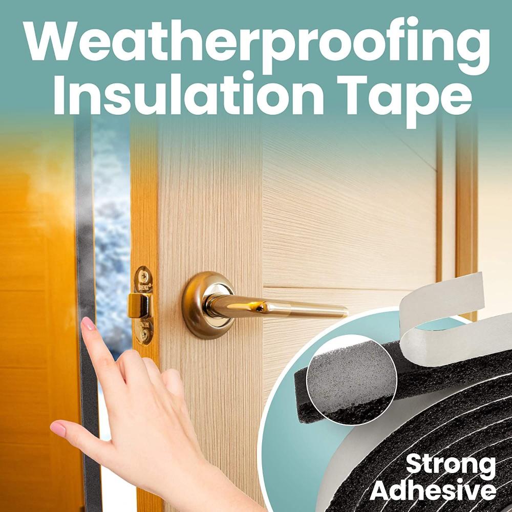 Foam Dustproof Windproof Soundproof Door Window Sealing Strip Weather Stripping Draught Excluder