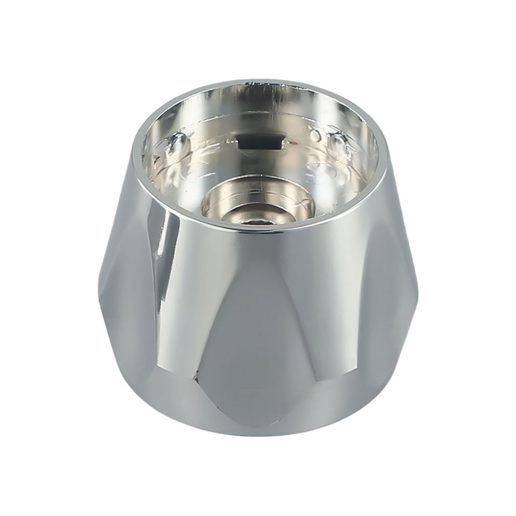 Ручка крана металлическая хромированная сменная верхняя крышка