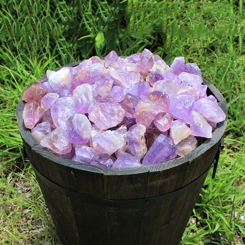 Natural Rough 100g Amethyst Gravel Stone Quartz Crystal Gemstone Home Decor