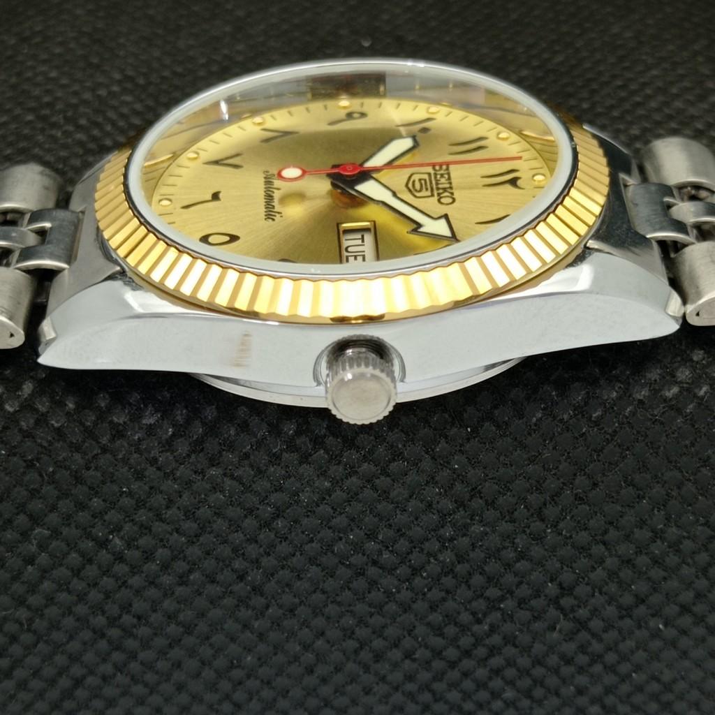 ВОССТАНОВЛЕННЫЕ SEIKO 5 PRESIDENT AUTOMATIC MENS JAPAN WATCH BACK 575b-a305220-9