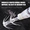 Eging Luminous Squid Shrimp Hooks Bait for Squid 10.7CM 6.3G Искусственная приманка в виде осьминога и креветки Calarmar Товары для рыбалки
