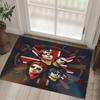 Oasis Design Crystal Velvet Carpet Cozy Non?Slip Printed Rug For Bedroom Living Room Entrance