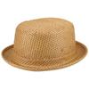 Basic Quench Pork Pie Mesh Paper Material Antibacterial and One Size Fits Beige Hat, Deodorizing, All,