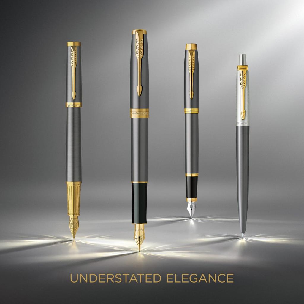 Parker Ballpoint Pen Sonnet Gray GT Medium Point Gift Box Gift Present Luxury Regular Import 2213782 Oil-based