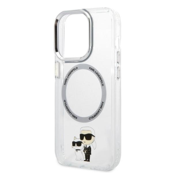 Etui do iPhone 14 Pro Karl Lagerfeld MagSafe Transparentne