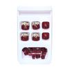 Faux Fingernails Fake Toenails Square Head Foot Nail Tips Fashion Press on Nails  Women