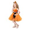1 Set Halloween Kids Dress Adorable Halloween Girls Mesh Tulle Princess Dress for Party Festival Decoration