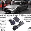 Toyota Crown 2023+ Водонепроницаемый коврик в багажник - Прочный TPE, Износостойкая защита пола