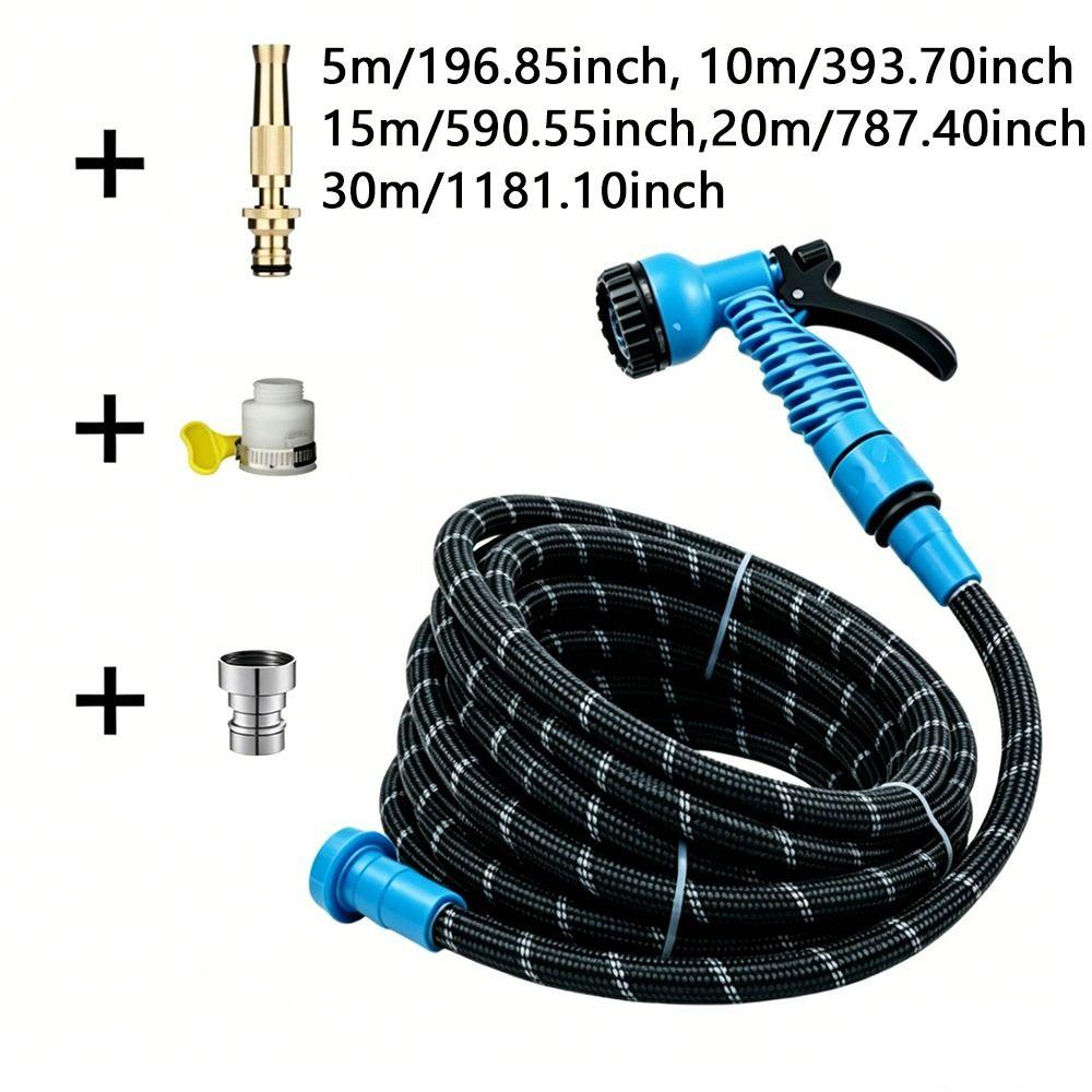 Non-Clogging Automatic Watering Misting Kit 5-30M Spray Water Hose Irrigation Sprayer Washing Cars