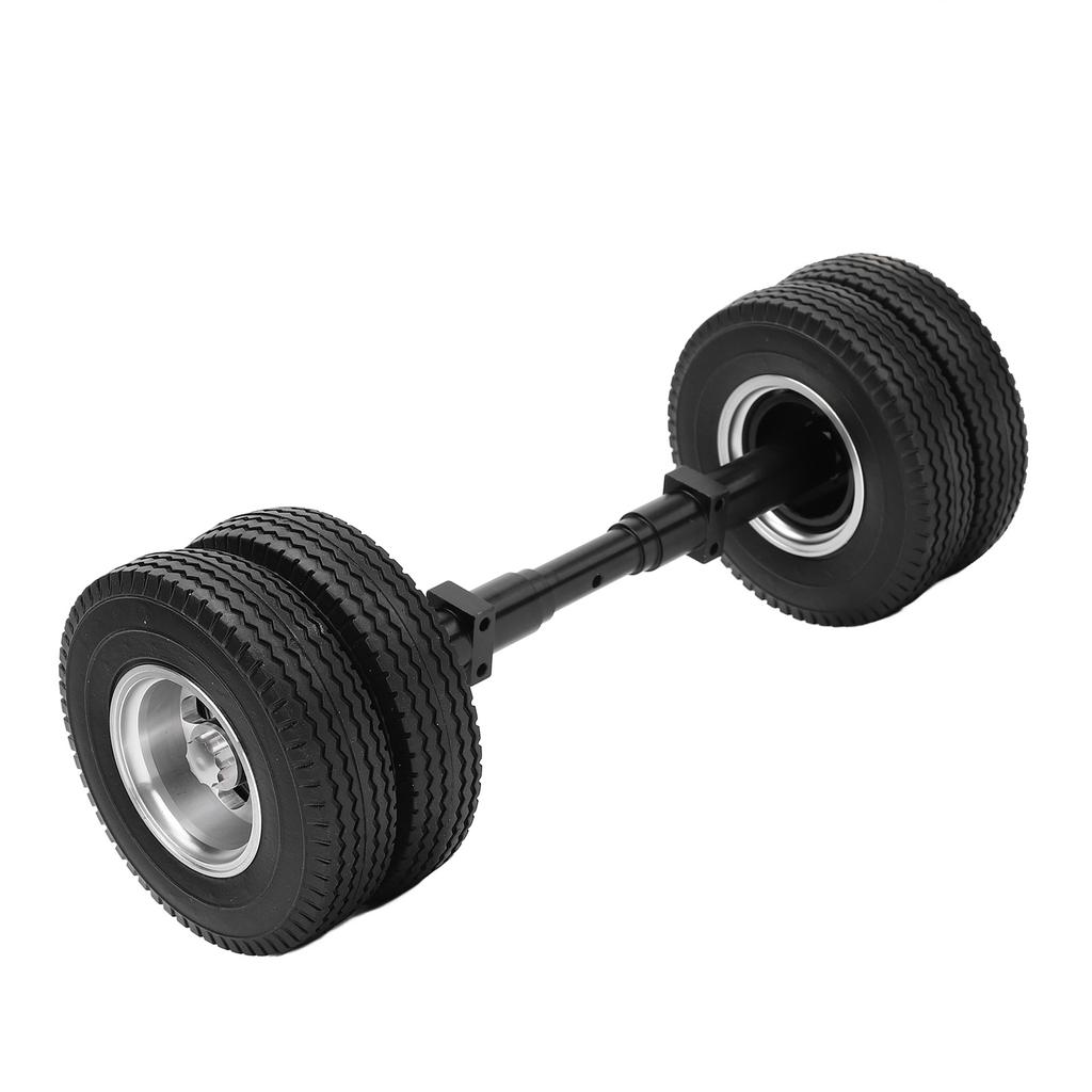 RC Rear Axle Tire RC Non Powered Tire Wheel for 114 Tractor Trailer Tire Diameter 85mm Ripple