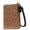 Coach Mollie 21 Classic Monogram Bucket Bag Women handbag Brown CBQ33-IMXDM