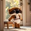 28Cm Soft Flying Squirrel Plush Toys Super Cute Sweet Flying Squirrel Doll Animal Home Gift Kids Huggable Doll Gift Getaway