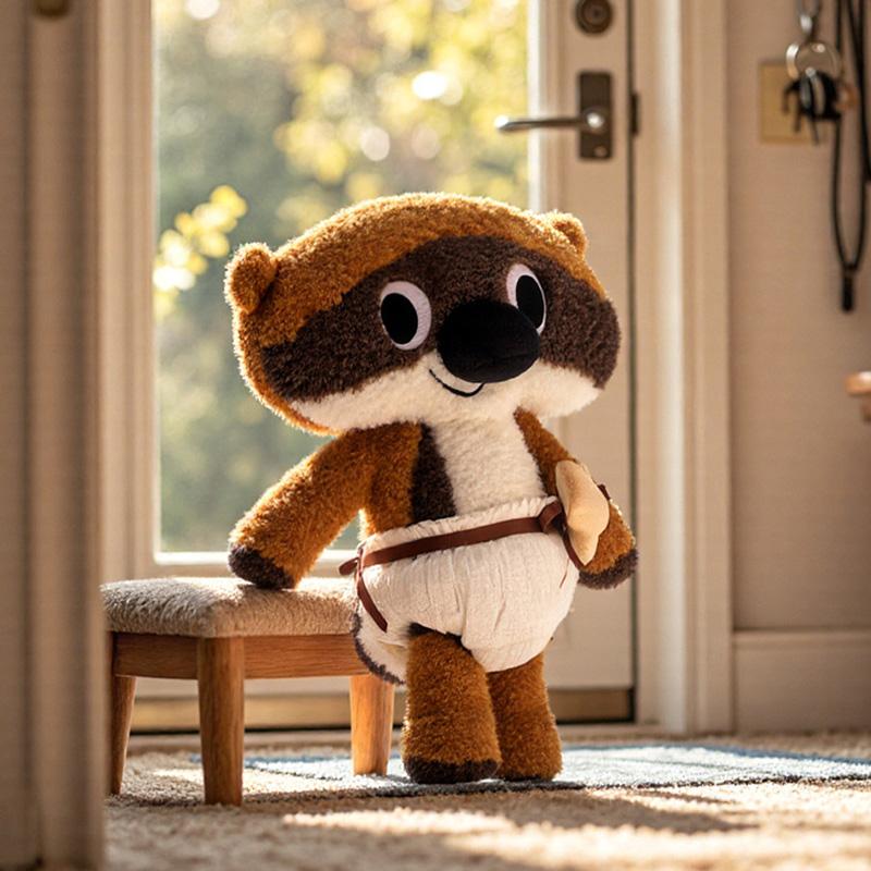 28Cm Soft Flying Squirrel Plush Toys Super Cute Sweet Flying Squirrel Doll Animal Home Gift Kids Huggable Doll Gift Getaway