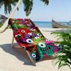 Colorful Cartoon Monsters Design Beach Towel Beach towel quick-drying for travel outdoor sports jogging beach and swimming