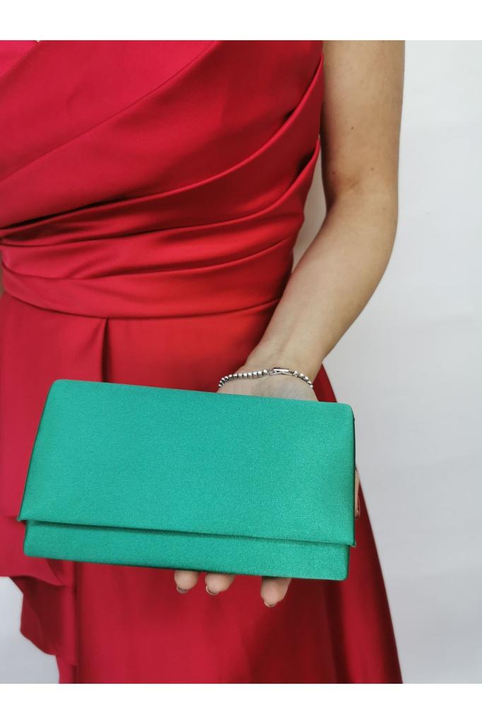 Women's Evening Dress Bag Women's Crystal Silvery Silver Evening Dress Clutch Portfolio Chain Strap Hand Wedding Evening Bag