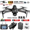 AE86 PRO Max Profesional Drone with 8K HD Camera 3-axis Gimbal Aerial Photography Obstacle Avoidance FPV GPS Dron RC Quadcopter
