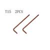 2 шт. Набор Torx отверток для T10, T15, T20, T25, T27, T30. Ключ для ремонта автомобилей и машин.