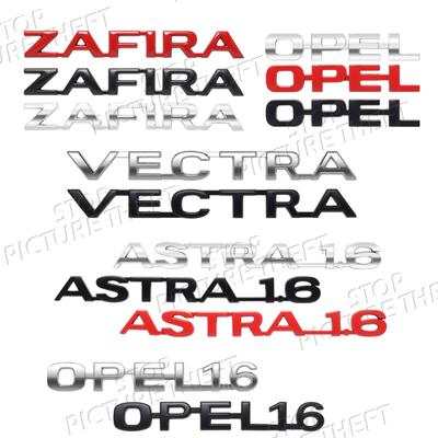 Для Vauxhall Zafira Vectra Astra 1.6 Логотип 3D Металлическая Наклейка Значок Декоративные Аксессуары для Кузова Автомобиля Заднего Багажника