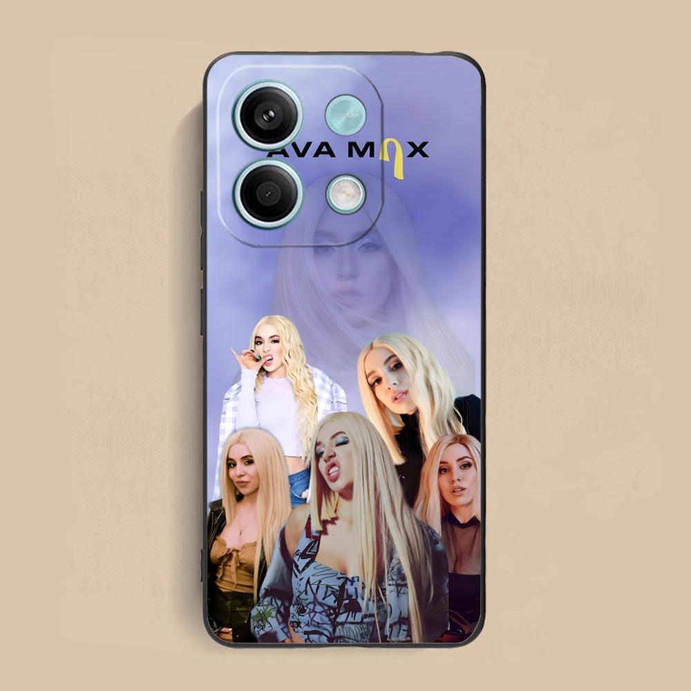 Fashion Ava Max Matte TPU Mobile Phone Case for Xiaomi Redmi 15 14 13 12 A5 3 2 1 C Plus 4G 5G Colorful Printing Cover