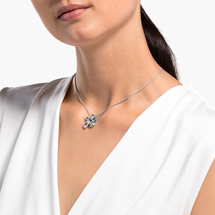 Swarovski Солнечные ожерелья Женские Серебряные 5518414