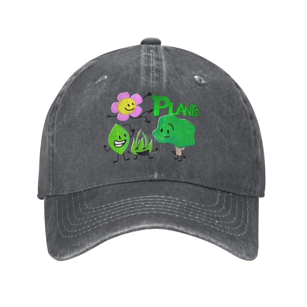 BFDI Plant Characters Casual Baseball Cap For Unisex WomenSummer BFDI Hunting Camping Hip Hop Hats y2k Cool Hot Sale Baseball Cap