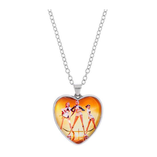 Корейское Поп Ожерелье с Подвеской Сердце Ожерелье Аниме Фильм Охотники Ожерелье Украшение Подарок для Подростков Мальчиков Девочек Фанатов