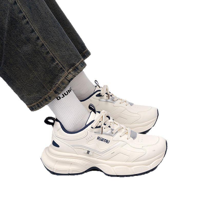 Global Platform Dad Shoes Men's ZHQ5663-3 Spring Men's Shoes Versatile Height-increasing Men's Sports and Leisure Trendy Shoes