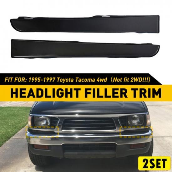 FRONT BUMPER / GRILLE HEADLIGHT FILLER TRIM SET FOR 95-97 TOYOTA TACOMA 8x4 EXV