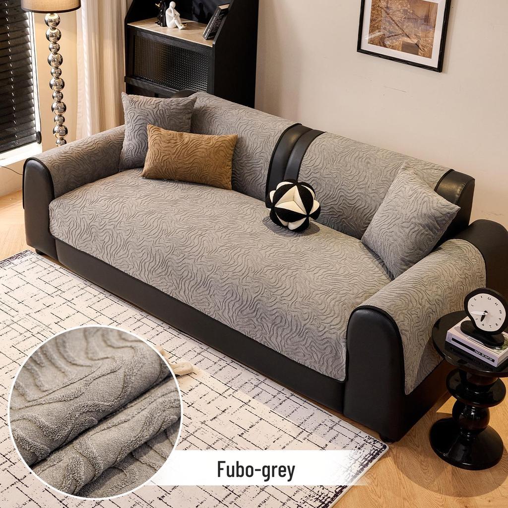 Универсальная противоскользящая подушка на диван из люксового велюра – Стиль четырех сезонов