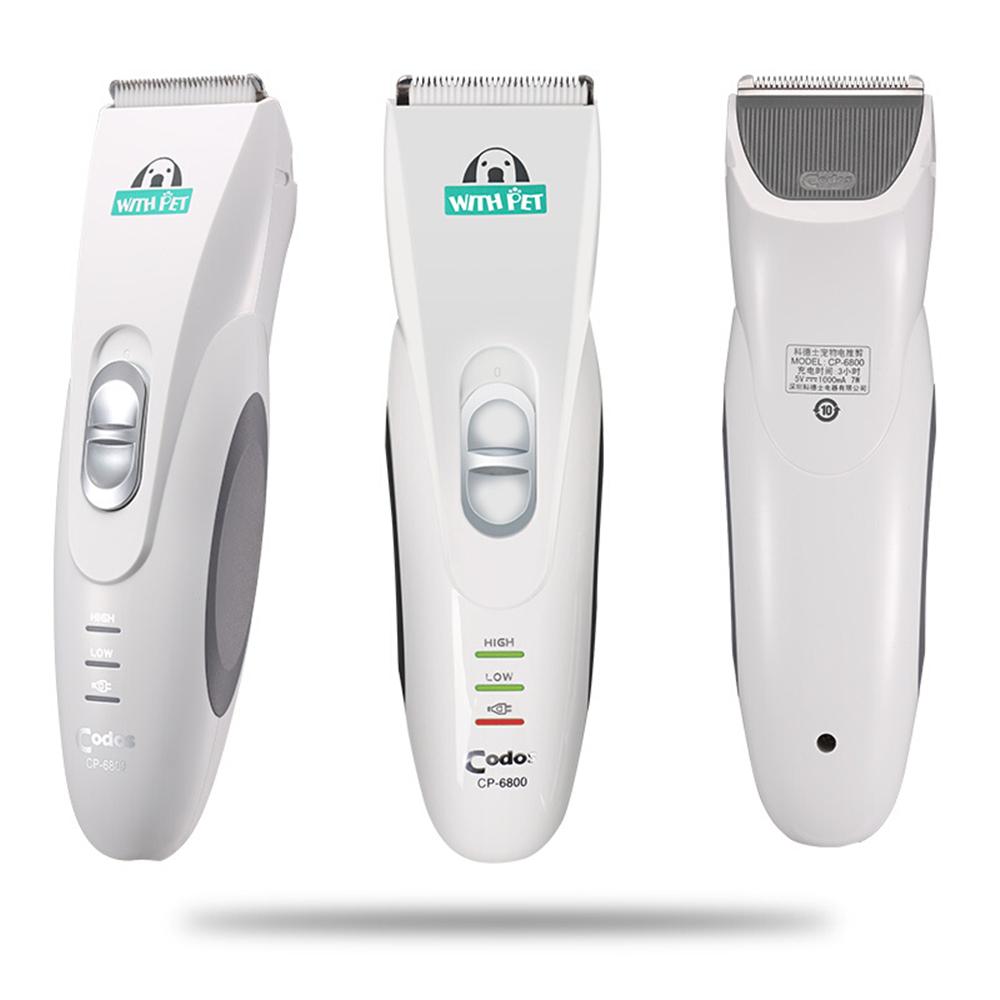 Codos перезаряжаемый малошумный триммер для кошек и собак, электрический триммер для домашних животных H, машинка для стрижки домашних животных, инструмент для ухода за домашними животными Hcut he CP-6800