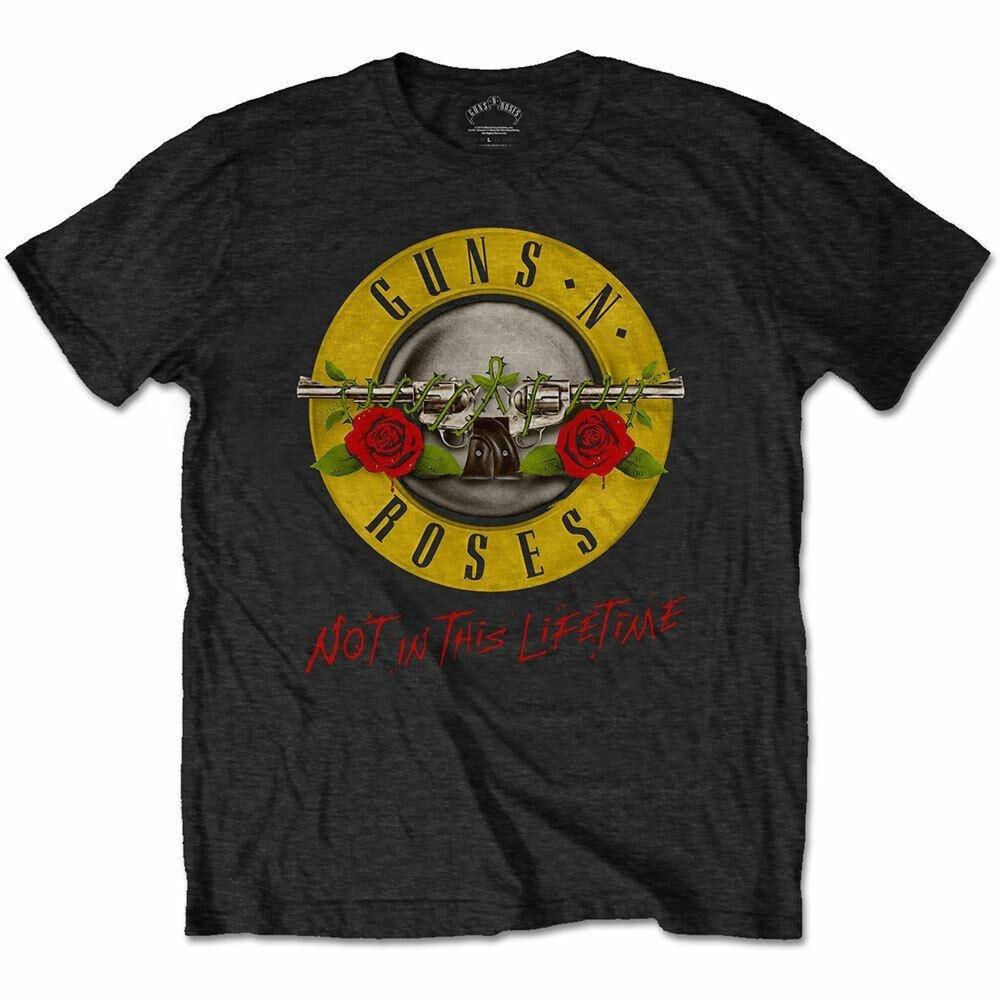 Черная классическая футболка унисекс Guns N Roses Not In This Lifetime Tour