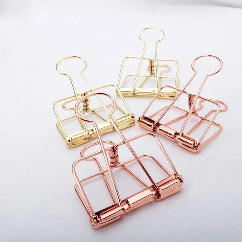 5 Pcs Binder Clips Paper Clip Office School Supplies Binding Supplies Files Bag Documents Bag Clips Metal Clips Home Bag Clips