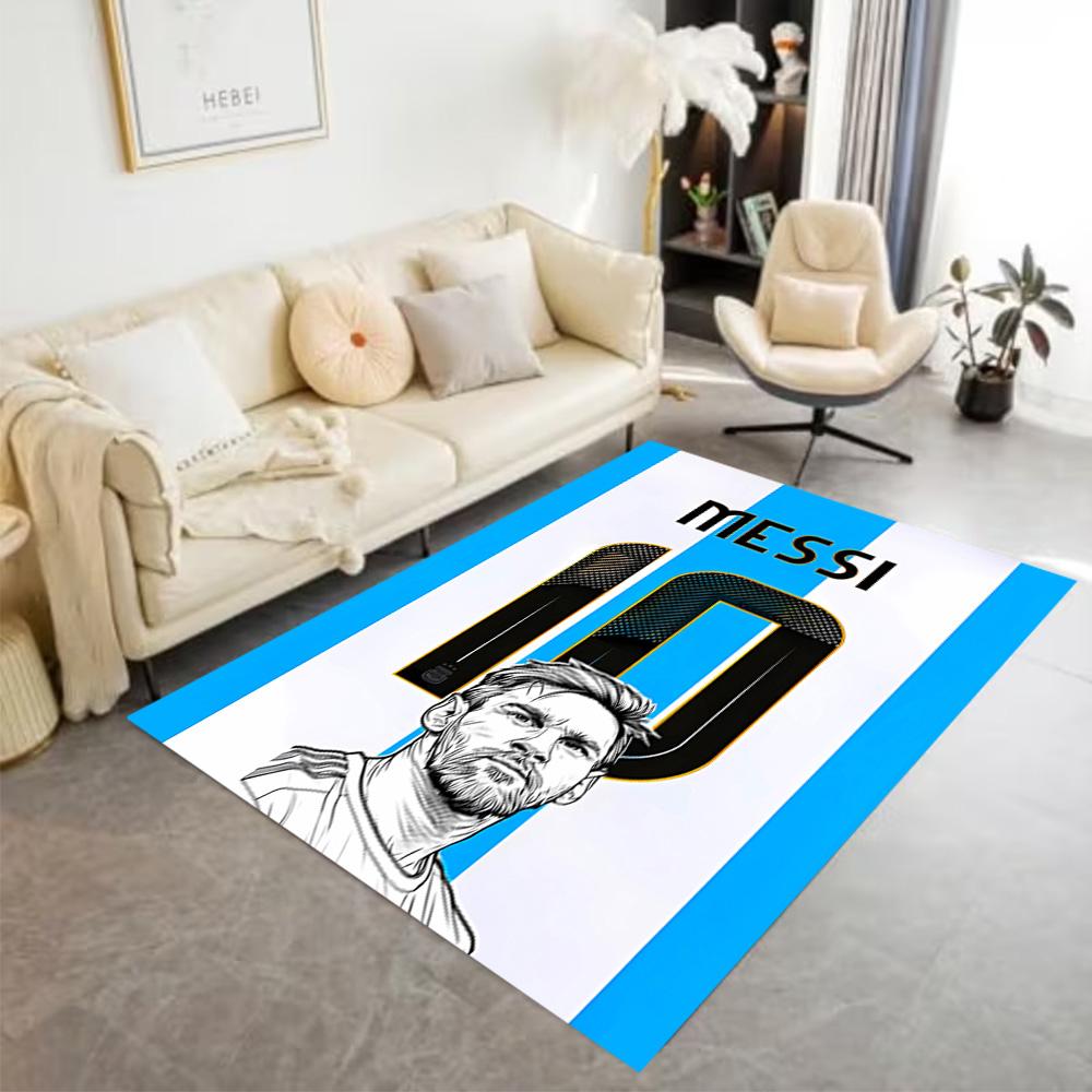 Argentina's Messi Action Floor Rug Office Rug Suitable for Foyer Dormitory Decorate room Bedrooms Anti-slip Rug Decorate Offices Wedding Party Gift