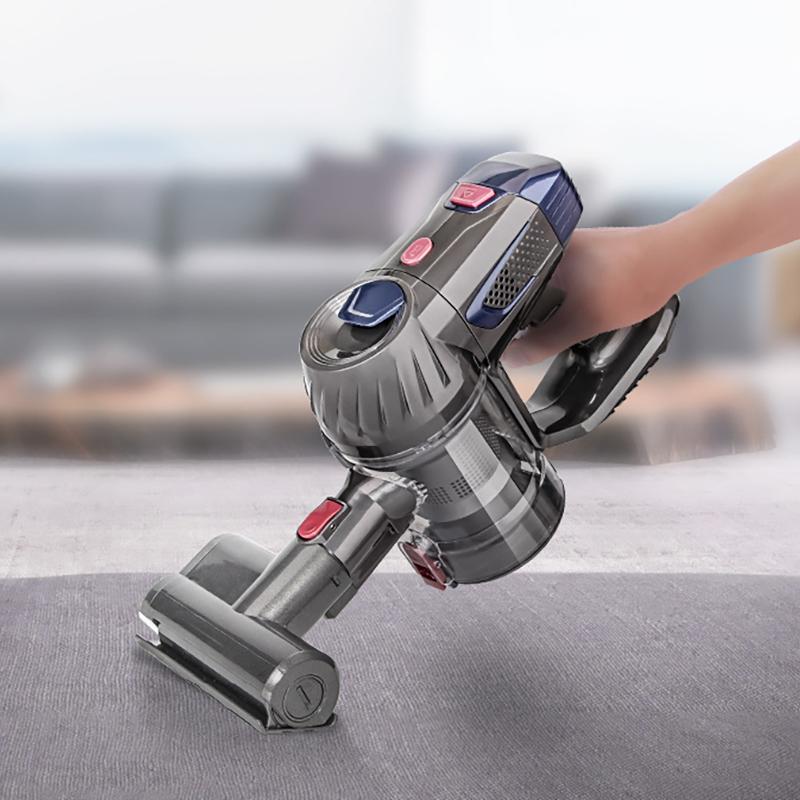 Беспроводной пылесос, электрический пылесос с щеткой для удаления клещей, мощный пылесос, вертикальный беспроводной пылесос.
