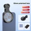 Phone Camera Polarized Lens Rotatable Design Simple Installation Professional Universal Clip Phone Camera Lens