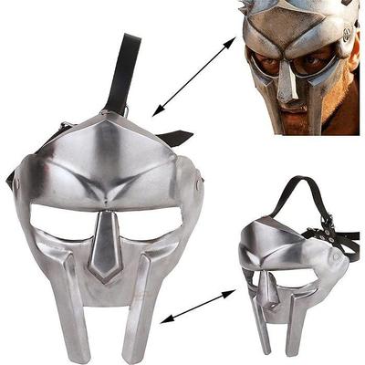 Доспехи Римский Гладиатор Шлем Маска для Лица Серебряный MF Doom Средневековая Реконструкция МАСКА Викинга