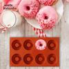 Silicone 8 Donut Maker 3D DIY Baking Pastry Cookie Chocolate Mold Muffin Cake Mould Dessert Handmade Kitchen Decorating Tools