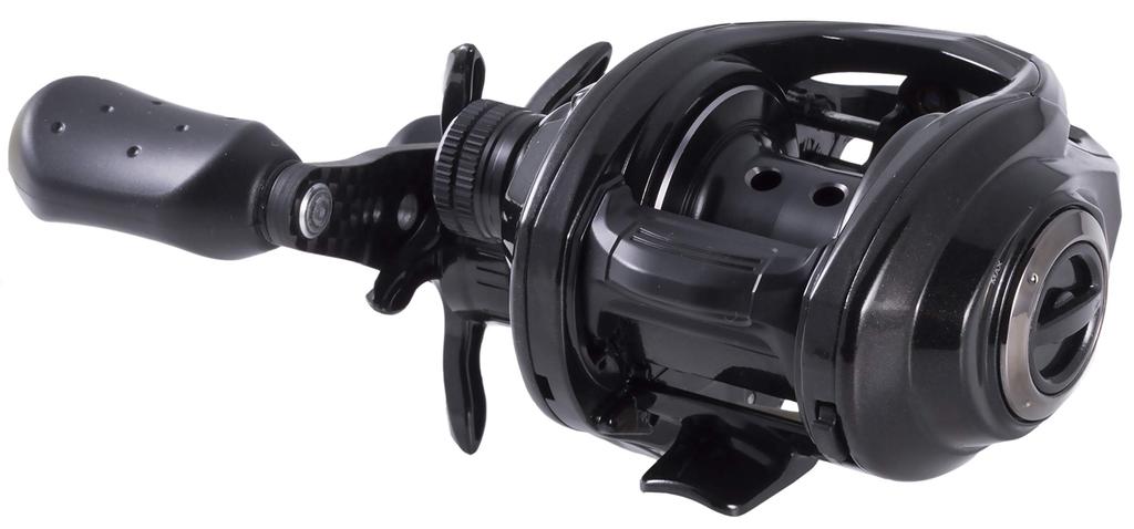 AbuGarcia High Gear Baitcasting Reel with Carbon Handle for Saltwater Fishing ROXANI7-L Left-Handed