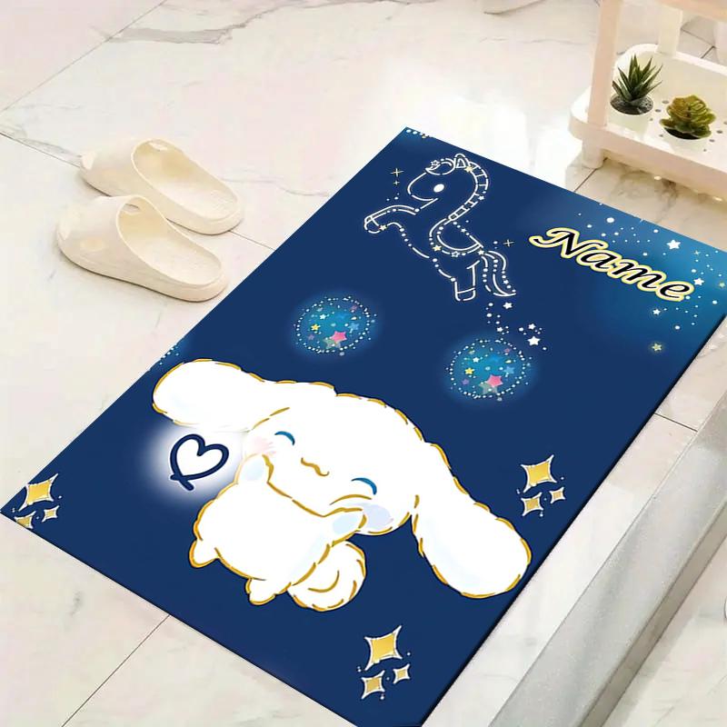 Custom 1Pc Sanrio Characters Celebration Rug Office Carpet Indoor Outdoor Entrance Doormat Nonslip Soft And Comfortable Living Room D2915302