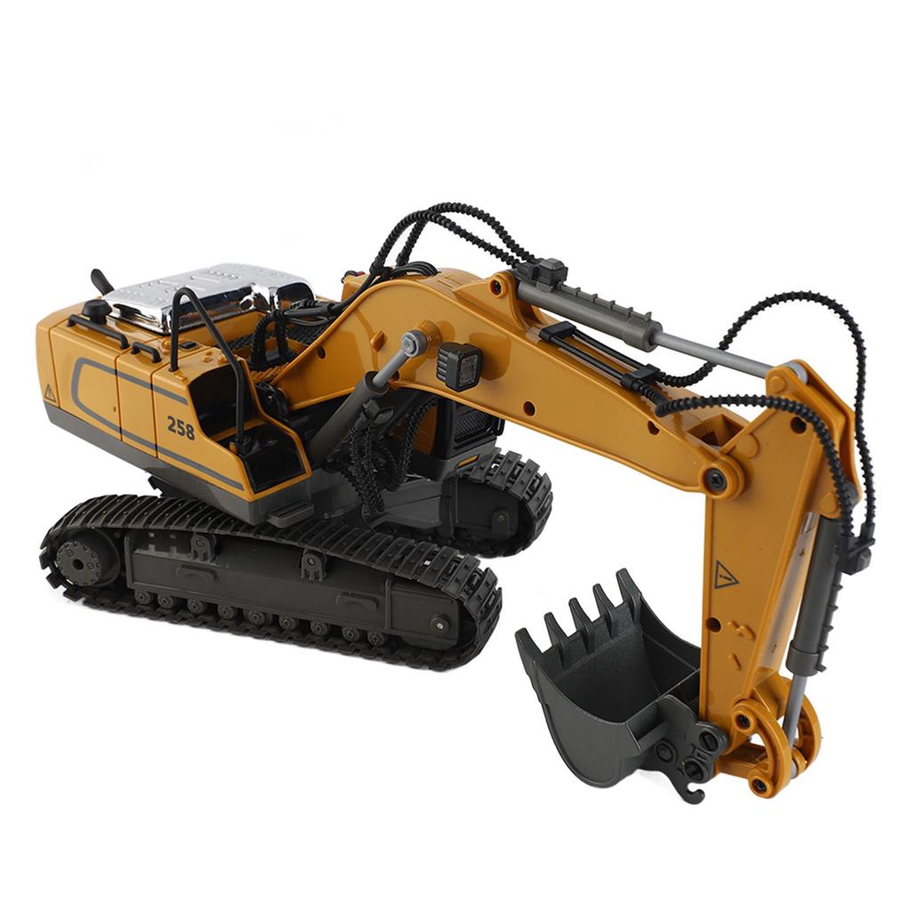 1:20 масштаб пульт дистанционного управления экскаватор строительный трактор свет музыка 11 каналов 2.4Ghz RC