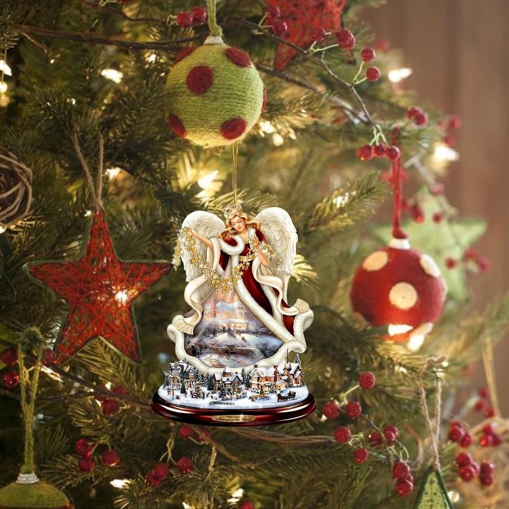 Праздничная акриловая рождественская елка, аксессуар для автомобиля Санты, красочное украшение для дома