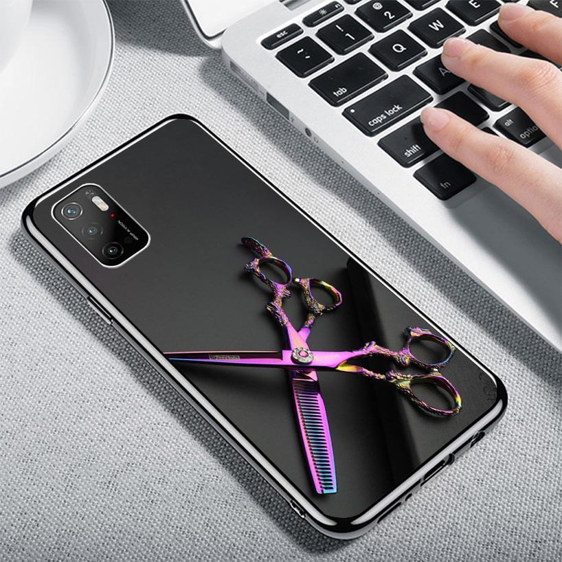Hair Stylist Scissors Brush Phone Case For Xiaomi Poco X7 X6 X5 Pro F7 Ultra Redmi 15C 15 13C 13 12C 12 10 10A 10C 9 9A 9C 9T Co