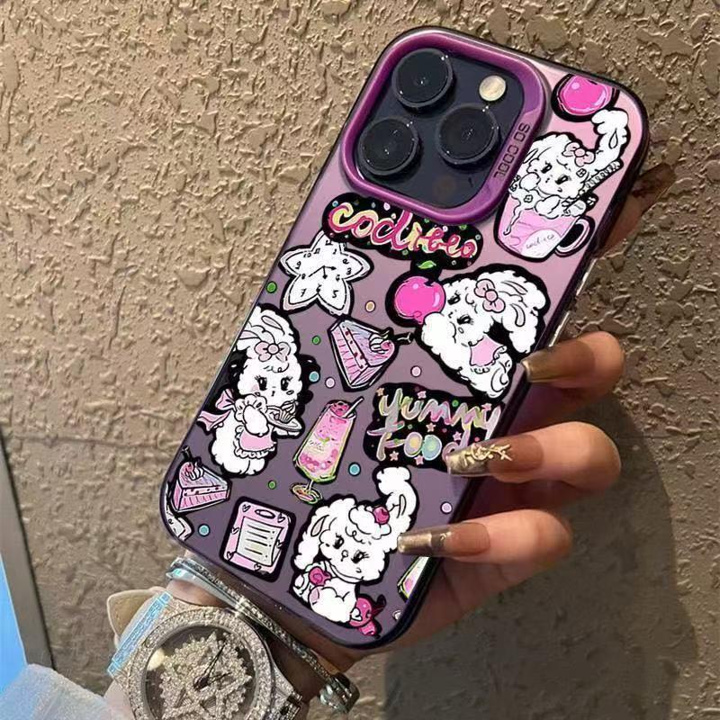 Чехол Soda Mia Apple для iPhone 17 - Подходит для iPhone 16 Pro Max, 15 Pro, 14, 13, 12 - Трансграничный